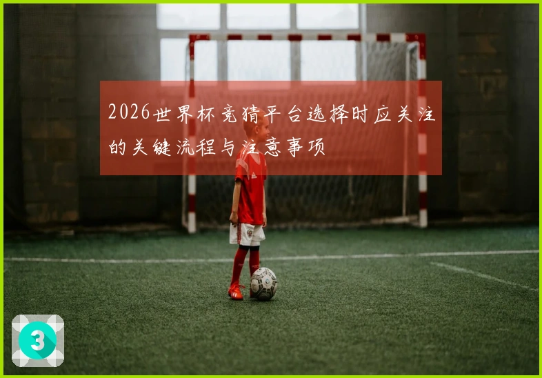 2026世界杯竞猜平台选择时应关注的关键流程与注意事项