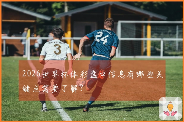 2026世界杯体彩盘口信息有哪些关键点需要了解？